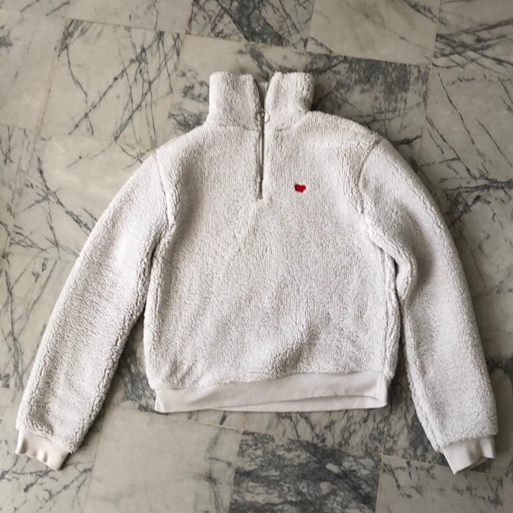 topshop quarter zip